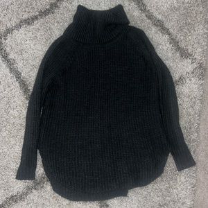 Women’s Waffle Knit Slouchy Turtleneck